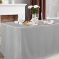 thumbnail image 2 of ORUYROP 2 Pack Table Clothes for 4 Foot Rectangle Tables-Water Resistant Washable Fabric Polyester Rectangle Table Cover Protector for Wedding, Banquet and Trade Shows, 48L x 24W x 30H Inches,, 2 of 7