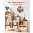 thumbnail image 3 of VEVOR Shelf Track 39-inch 10 Pack Adjustable Steel Wall Mounted Shelf Pilaster, 3 of 9