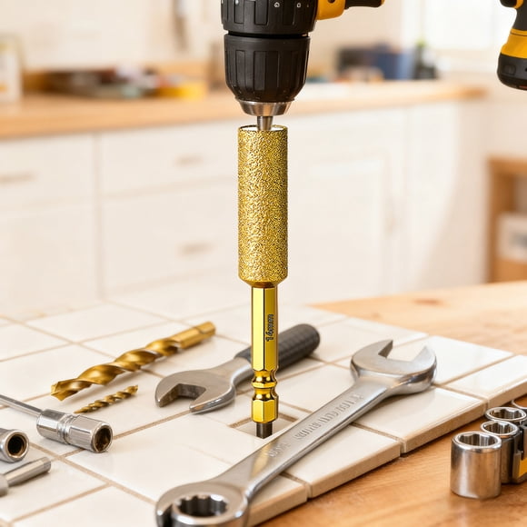 WIFKLSIIPG 2025 Hole Drill Bit Hole Saw Core Drill Bit for Dry Drilling Tile with Wax Core Feature for Grinding Porcelain Tile