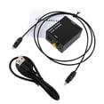 thumbnail image 1 of Maoww Convertisseur Audio Numérique vers Analogique Jack 3,5 mm Décodeur Fibre Optique Signal Coaxial vers Analogique RCA L/R Adaptateur Audio, 1 of 9