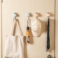 thumbnail image 4 of 1 Pcs Creative Cat  Wall Hook Key Holder Adhesive Coat Hook，Hat Key Hooks Decorative for Wall, 4 of 10
