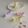 thumbnail image 4 of Candle Holder Candy Color Bow Candle Holder Long Candle Candlestick Gypsum Bow Candle Holder For Table Wedding Dinning Table Centerpiece, 4 of 6