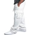 thumbnail image 3 of Men‘s Casual Gym Cargo Combat Straight Loose Jogger Sweat Track Pants, 3 of 4