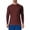 Brown, variant on TIMIFIS Men's Long Sleeve T Shirts Crew Neck UPF 50+ Sun Protection Shirts Plus Size Quickly Dry Summer Athletic Tops