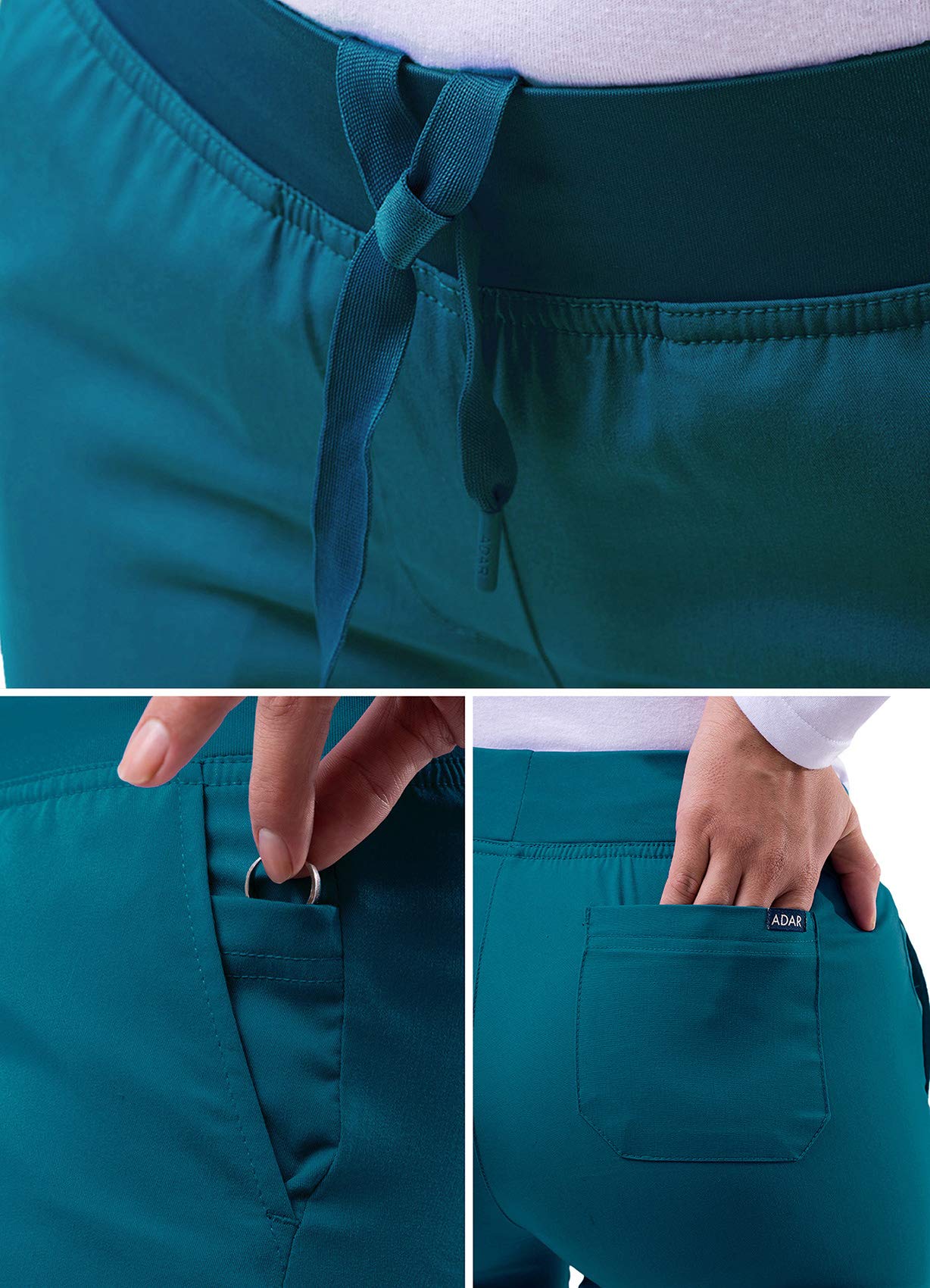 Adar Pro Scrubs For Women - Tailored Yoga Scrub Pants