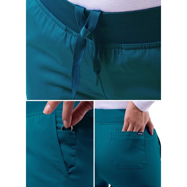 Adar Pro Scrubs For Women - Tailored Yoga Scrub Pants