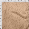 thumbnail image 4 of oneOone Tissu Velours Brun Clair Rétro Écouteurs Robe Matériel Tissu Imprimé Tissu au Mètre 58 Pouces de Large, 4 of 5