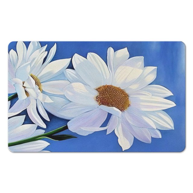 Experience Spa-Like Luxury with Floral Medallion Bathroom Rug - Ultra Absorbent & Quick Dry Bath Mat, Shower Room Décor that Captivates, 20x32 inch
