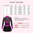 thumbnail image 5 of Lejafay Robe de Danse de Cheerleading Ballet pour Filles Uniforme Scolaire Robe Plissée à Manches Longues Tenues d'Halloween Bleu 14, 5 of 5