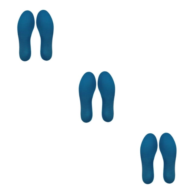 Youkk Cushioned Height Increase Insoles Breathable Shoe Inserts Heightening Insole Blue 5cm 3Set