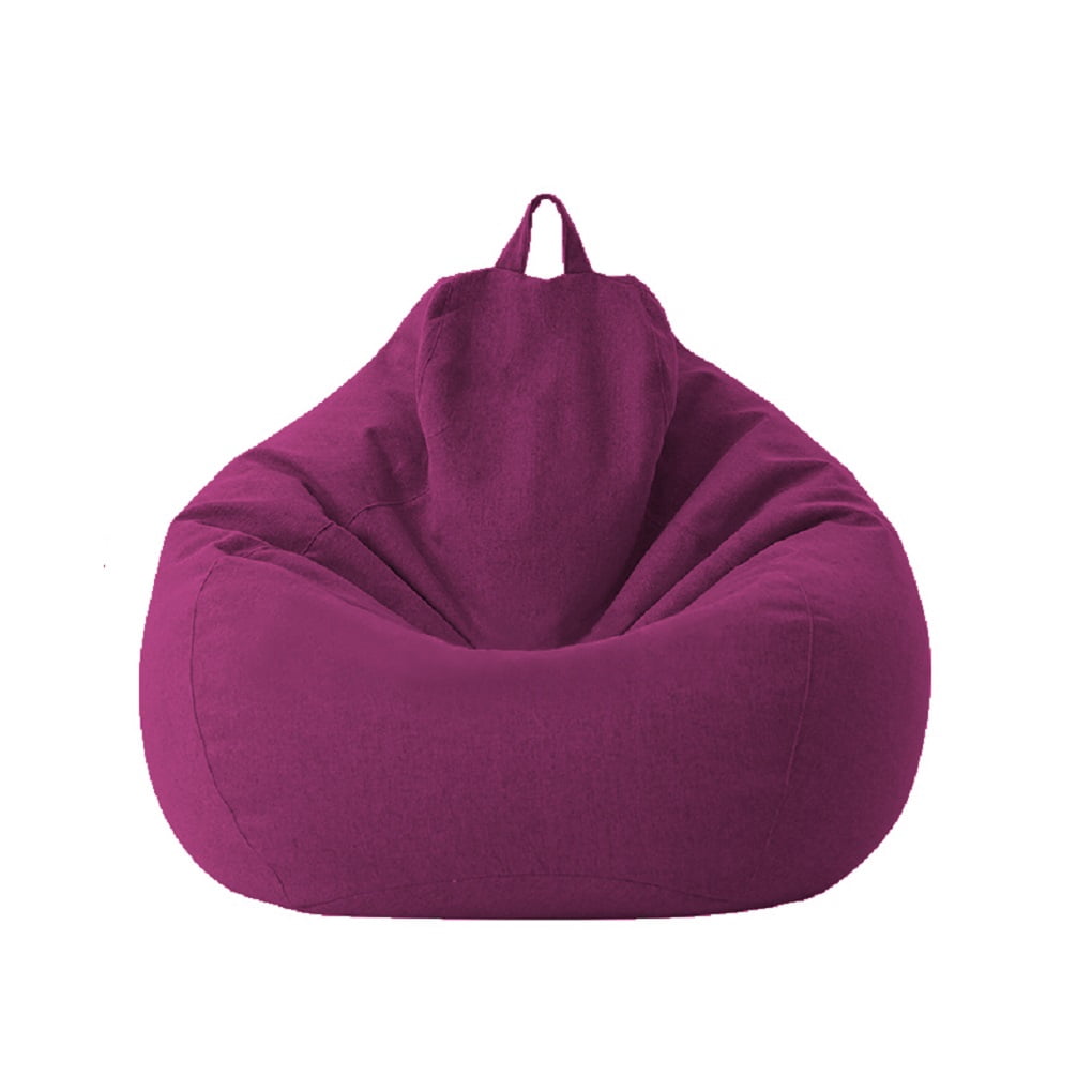 Faithtur Housse de Canapé de Repos Couleur Unie, Housses de Pouf Sans Remplissage avec Poignée