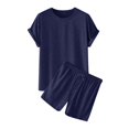 thumbnail image 4 of Men’s Summer 2-Piece Beach Short Sleeve Shirts & Shorts Pants Sets, 4 of 8