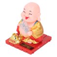 thumbnail image 3 of Buddha Ornament, Solar Power, Premium Plastic Material,  Moral And Cute Shape, Wide Application For Home Car Ornaments, 3 of 8