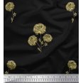 thumbnail image 1 of Soimoi Poly Georgette Fabric Wild Flower Print Fabric by The Yard 52 Inch Wide, 1 of 3