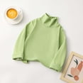 thumbnail image 2 of MeetoTime Haut à Demi-Col Roulé en Coton pour Bébé Manches Longues Couleur Unie Automne Hiver pour Garçons Filles, 2 of 3