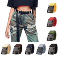 thumbnail image 4 of Decodeary Outdoor Breathable Men Waist Belt Quick Release Buckle Red, 4 of 9