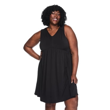 Lane Bryant Women's Plus V-Neck Swing Dress