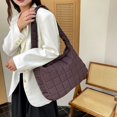 thumbnail image 4 of Sac à Main d'Hiver Matelassé Doux pour Femmes Grand Sac Fourre-Tout, 4 of 8