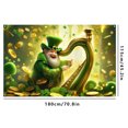 thumbnail image 3 of Ovzne St. Patrick's Background Spring Irish Holiday Celebration Party Flag On Clearance, 3 of 8