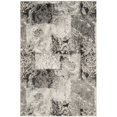 thumbnail image 3 of Safavieh Retro 6' Round Power Loomed Rug in Cream and Gray, 3 of 10