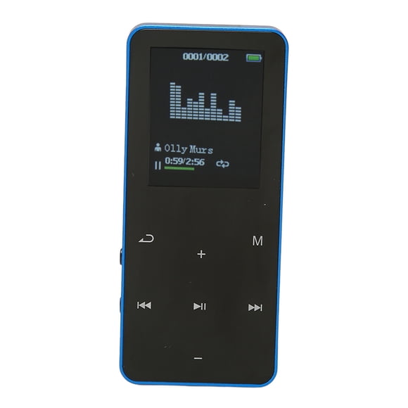Lecteur MP3 BT Portable avec Mémoire 8G, Écran 1,8 Pouce, Réduction du Bruit, Son Hi-Fi, Prise en Charge de la Traduction Dictionnaire