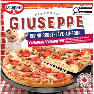 Dr. Oetker Giuseppe Pizzeria Rising Crust Canadian Pizza, 740 g