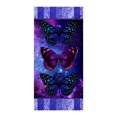 thumbnail image 2 of LSLJS Beach Towel Summer Beach Essentials Beach Towels Purple Butterflys Double-sided Velvet Quick Drying Printed Beach Towel Adult Swimming Towel Microfiber Beach Towel, 2 of 8