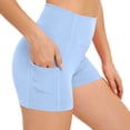 thumbnail image 3 of AherBiu Ensemble d'Entraînement 2 Pcs pour Femmes, Robes Mini Extensibles Sans Manches, Shorts de Yoga avec Poches, 3 of 5