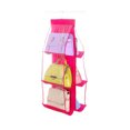 thumbnail image 1 of Amdohai Support de Rangement pour Sac à Main pour Garde-Robe, Organisateur Suspendu pour Sac à Main avec 6 Grandes Poches, 1 of 7