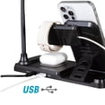 thumbnail image 2 of OttLite LED Desk Light with Multi Charging Station, Black, 2 of 9