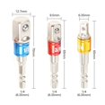 thumbnail image 3 of Bgsha 1pc Drill Socket Adapter Impact Driver with Hex Shank Extension Bar 1/4 3/8 1/2, 3 of 9