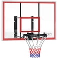 thumbnail image 1 of Soozier Wall Mounted Basketball Hoop with Shatter Proof Backboard, White, 1 of 10