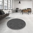 thumbnail image 4 of Ahgly Company Tapis d'Intérieur Lavable à la Machine, Carré, Transitionnel, Noir, Tapis de Zone, 6 Pieds Carré, 4 of 7