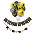 thumbnail image 3 of Miangastore Ballons « Congrats Grad » Papier Doré 1 Ensemble 7.1x5.5in, 3 of 8