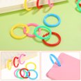 thumbnail image 2 of MIANGASTORE 120pcs Loose Leaf Binder Rings Easy To Open Binder Rings Notebook Rings Colorful Binder Rings Binder Supplies, 2 of 8