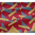 thumbnail image 5 of oneOone Viscose Jersey Fabric Rectangle & Triangle Geometric Fabric Prints By Yard 60 Inch Wide, 5 of 5