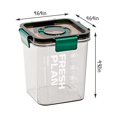 thumbnail image 3 of LSLJS Airtight Cereal Storage Container with Lids, Clear Airtight Kitchen Food Storage Container for Grain, Sugar, Flour, Rice, Nut, Snacks, Decorative Boxs, 3 of 9