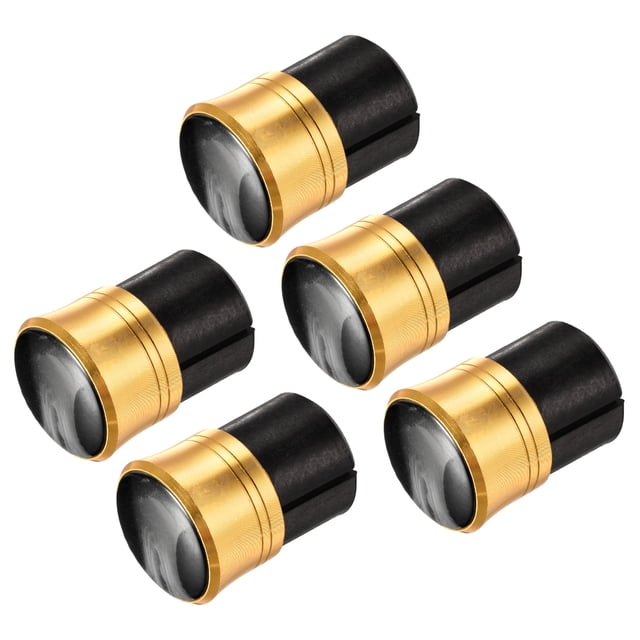 Unique Bargains 22mm Dia Plastic Fishing Rod End Cup Protector, 5 Pack