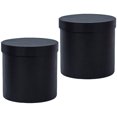 thumbnail image 4 of SHISUYAN 2pcs Floral Arrangements Flower Box Round Box for Proposal Wedding Birthday, 4 of 9