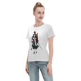 thumbnail image 4 of T-Shirt Basique à Manches Courtes pour Femmes Demon Slayer : Tanjirou et Nidouzi, 4 of 6