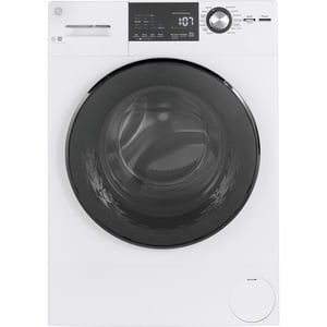 GE® 2.8 IEC Cu. Ft. Lave-linge à chargement avant avec blanc vapeur - GFW148SSMWW