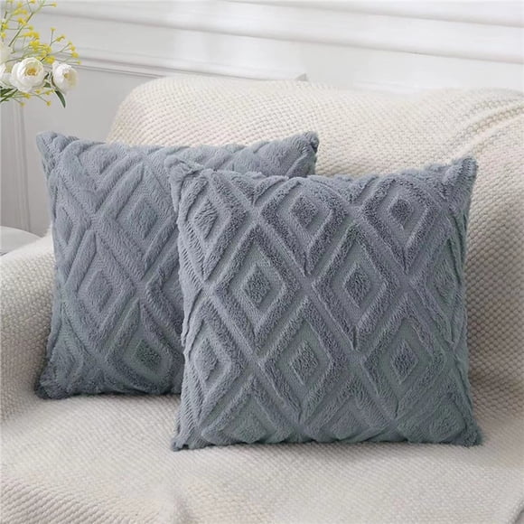 Liquidation! Gspmoly Housse de Coussin Fleur Housse de Coussin en Fausse Laine d'Agneau Coussin de Sofa Coussin Liquidation
