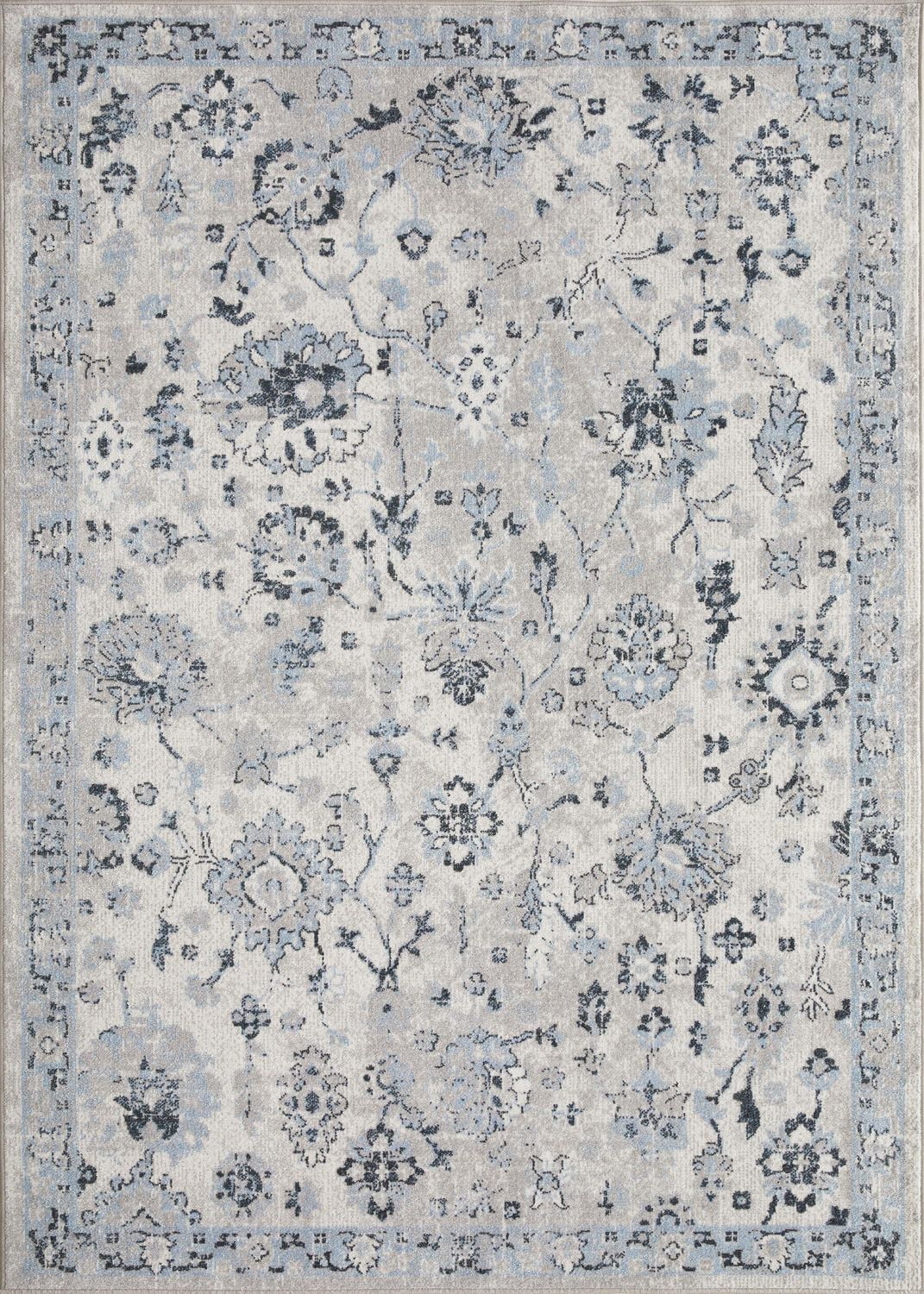 Rug Ease Aurelia Grey Area Rug 2' x 7' Runner