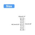 thumbnail image 2 of Unique Bargains Compression Spring, 5 Pack 304 Stainless Steel, 3mm OD, 0.3mm Wire, 10mm Length, 2 of 6