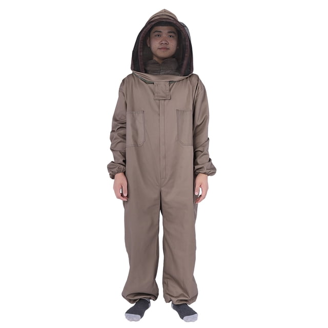 Cotton Beekeeping Suit, Lightweight And Portable Zippered Beekeeping Suit, Safe And Non- Soft And Comfortable For Role Play Bee Farm Photograph Beekeeping