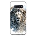 thumbnail image 1 of MUNDAZE LG K51 Abstract Lion Sculpture Shockproof Clear Hybrid Protective Phone Case Cover, 1 of 6