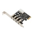 thumbnail image 2 of Hub de Carte d'Extension PCI E vers USB, PCI E vers 4 Hub USB Large Compatibilité Performance Stable pour Imprimantes, 2 of 8