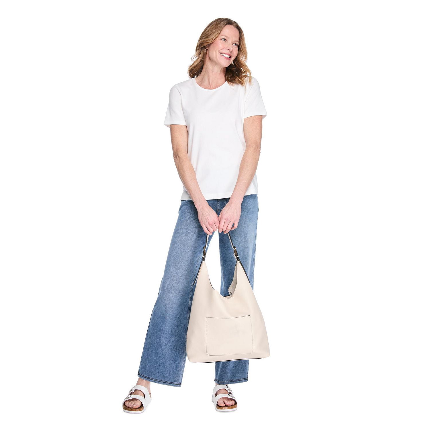 T-shirt à encolure ras du cou Iyla pour femmes