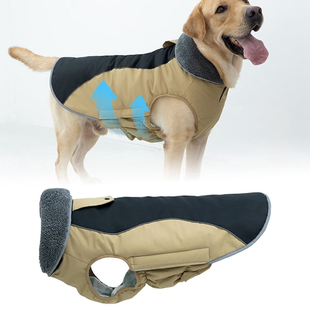 Hearth & Gear Dog Winter Coat Dog Cold Weather Jacket With Padding Dog Vest With Built In Pet Warm Clothing Dog Clothing With Back Zipper Dog Jacket Suitable For Small Med Pet Clothes Rack Hanger Pet