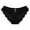 Black, variant on Gubotare Women's Underwear High Cut Women's Higt Cut Panties, Silky Stretch & Satin Trim (White,M)